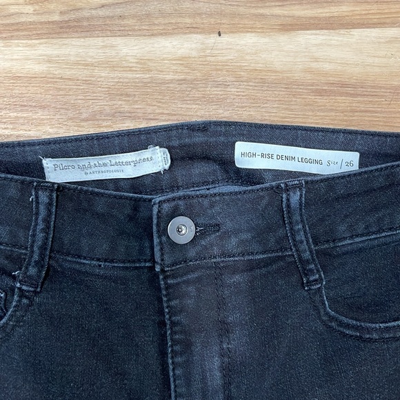 Pilcro & the Letterpress high rise denim leggings - Picture 2 of 3